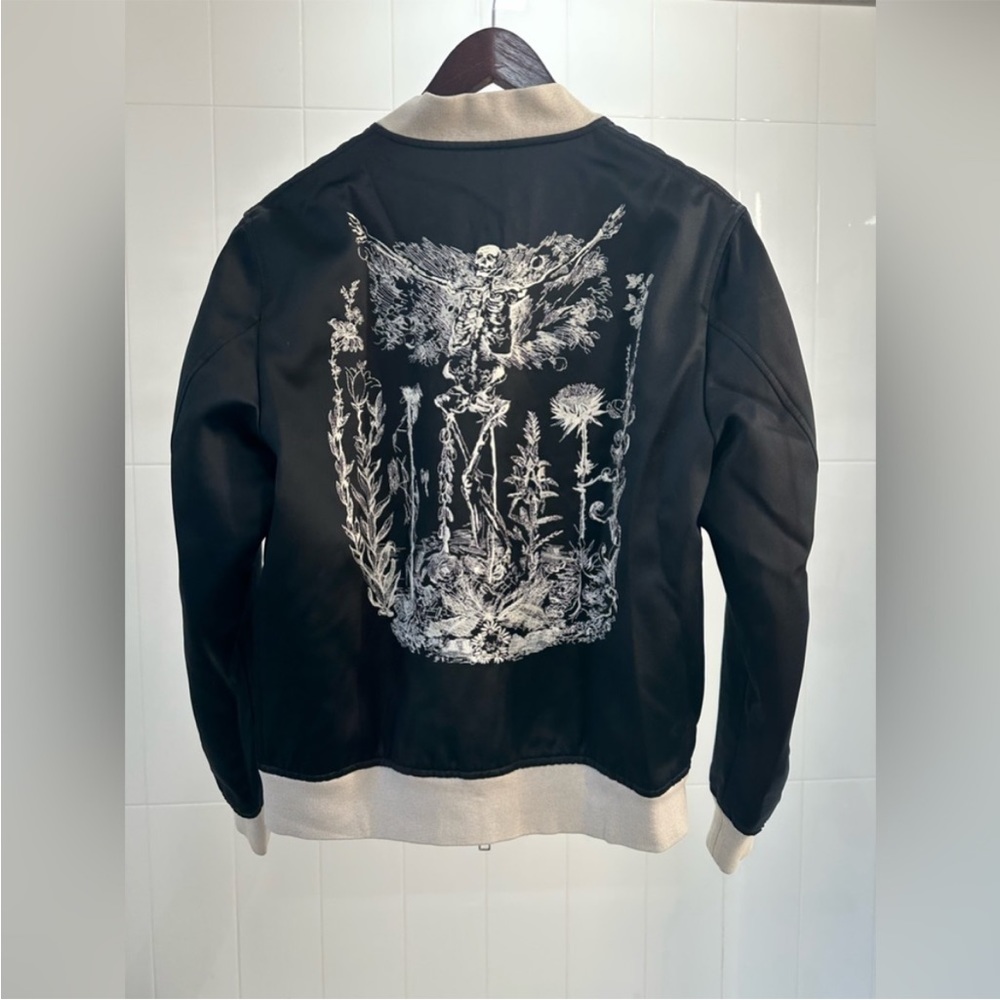 Alexander Mcqueen Varsity Jacket Bomber Black - image 5